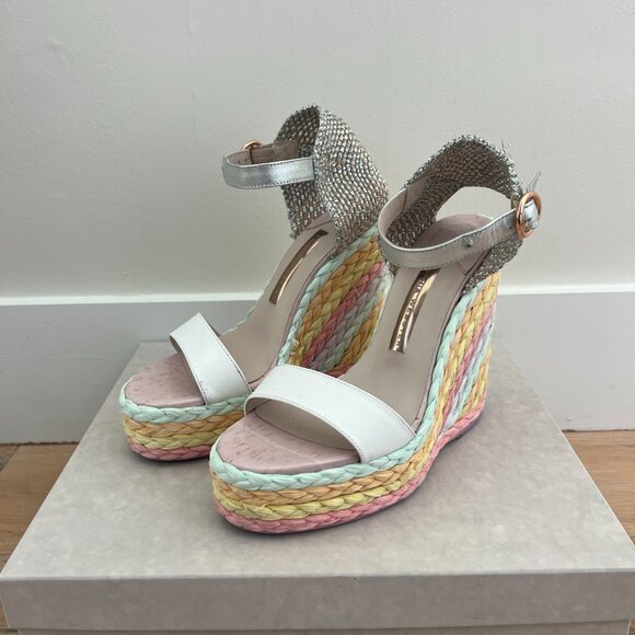 Sophia Webster Women's Lucita Platform Wedge Espadrille Sandals - Picture 2 of 6